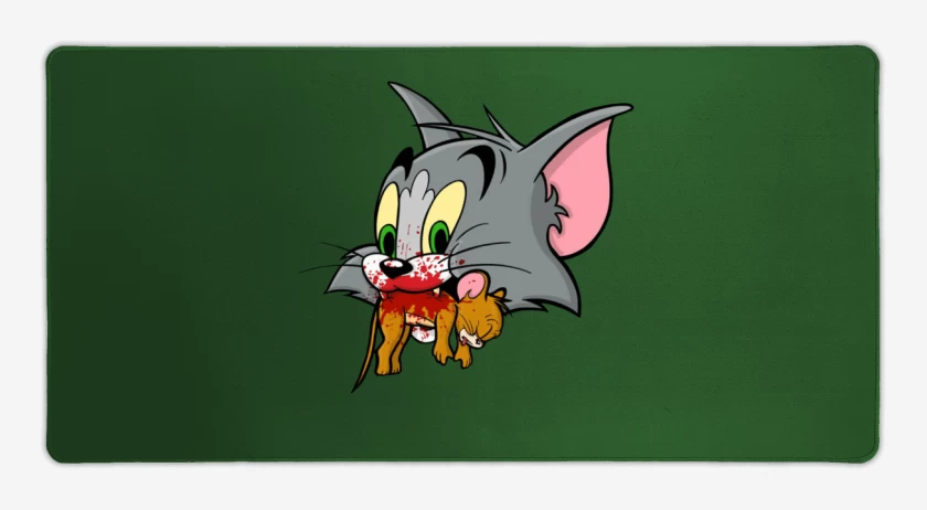 Mouse pad Gamer Verde jade de Tom y Jerry 
