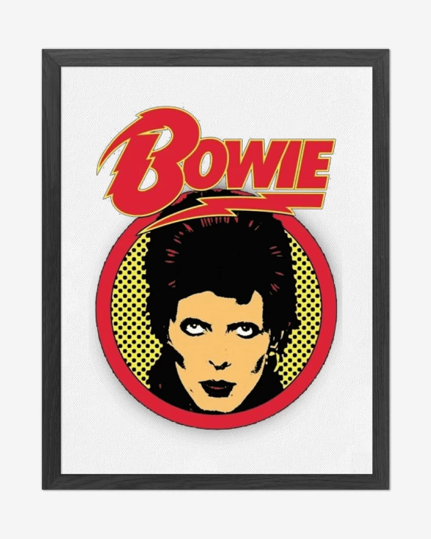 Cuadro decorativo Blanco de David Bowie