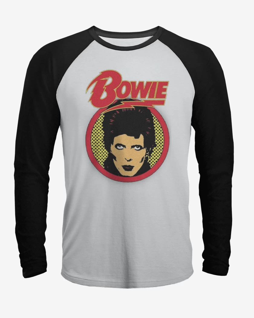 Polera Raglan David Bowie