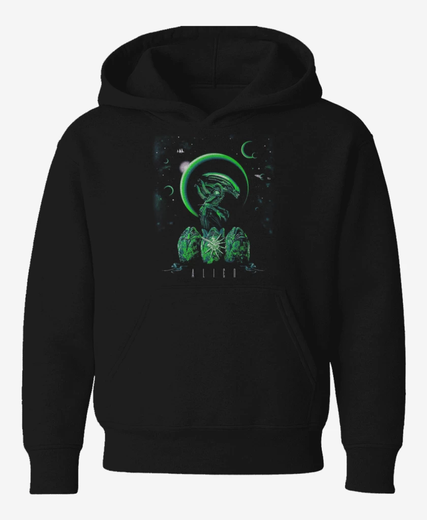 Poleron de niño Negro de Alien 