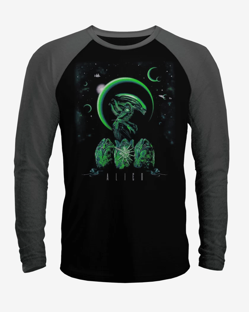 Polera Raglan Alien 
