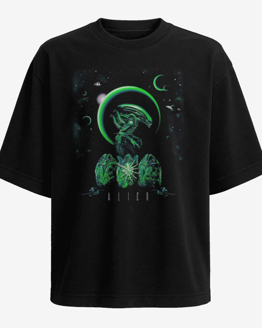 Polera Oversize Alien 