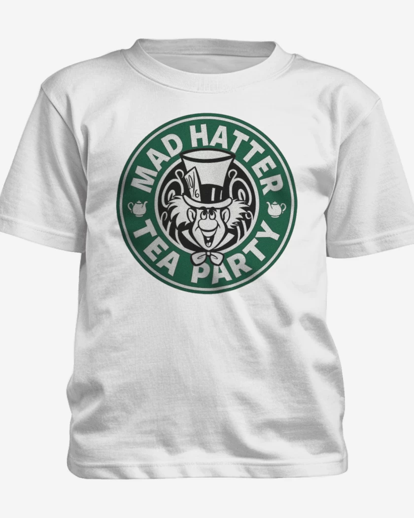 Polera de niño Blanco de Mad Hatter 