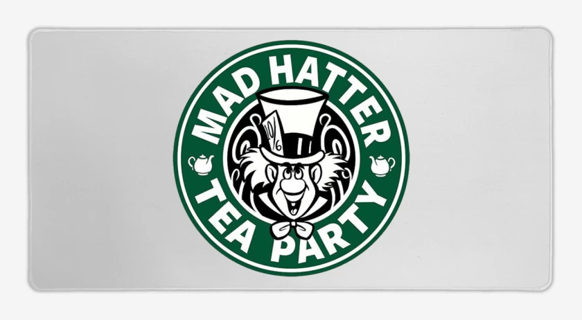 Mouse pad Gamer Blanco de Mad Hatter 