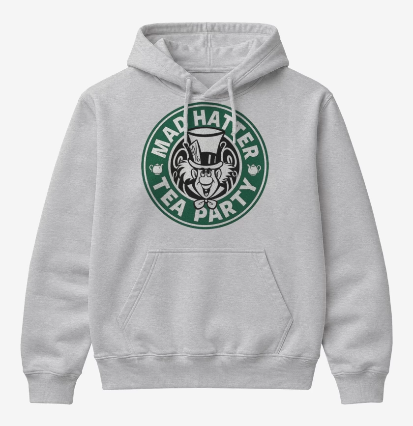 Poleron Canguro básico Gris Melange de Mad Hatter 