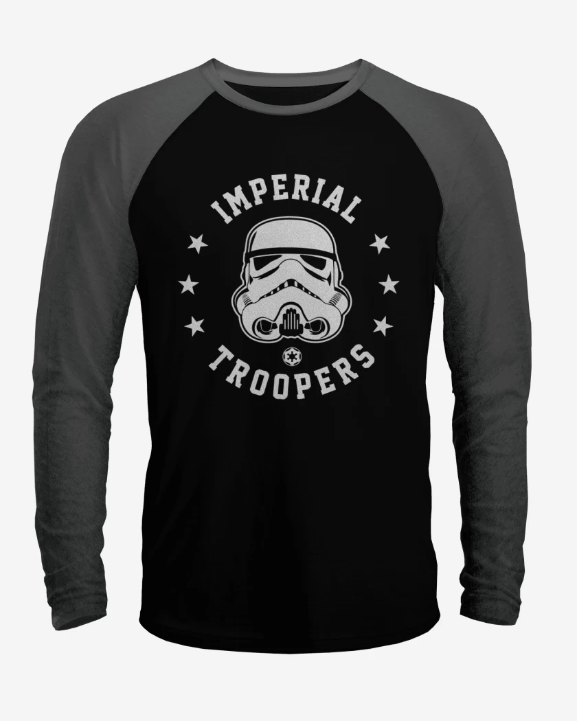 Polera Raglan Star Wars - Imperial Troopers