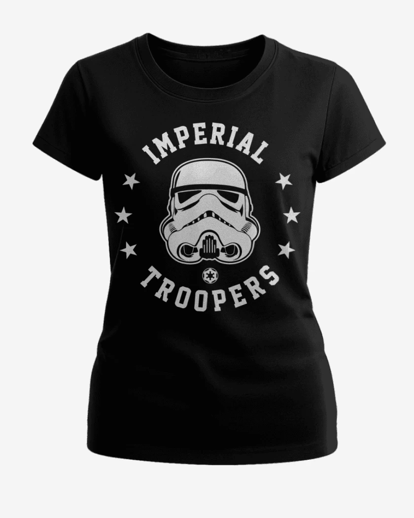 Polera de Mujer Negro de Star Wars - Imperial Troopers