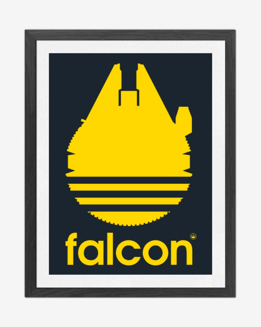 Cuadro decorativo Millennium falcon