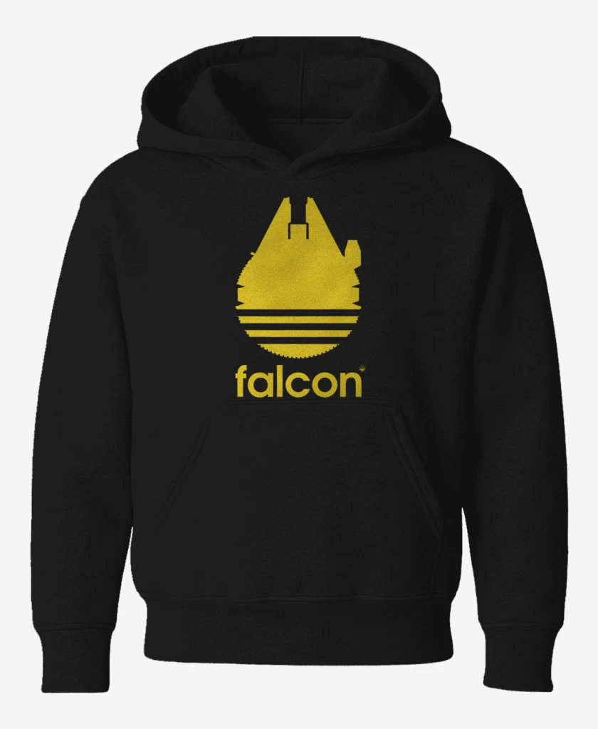 Poleron de niño Negro de Millennium falcon