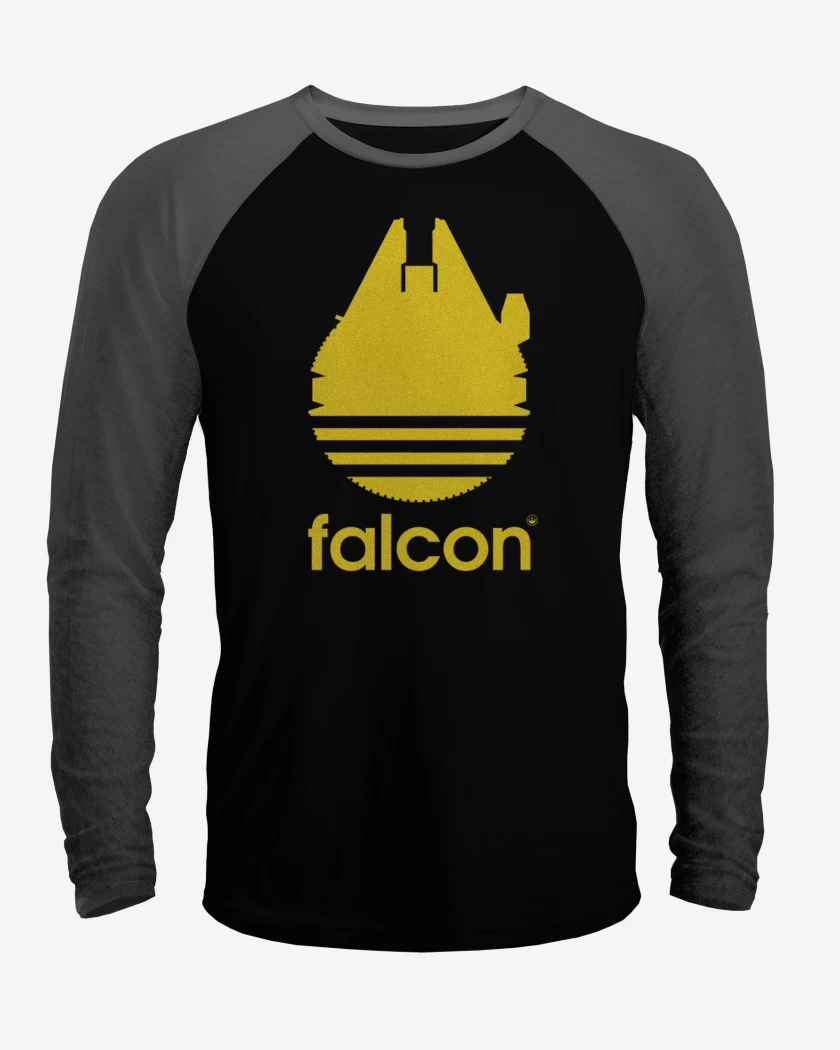 Polera Raglan Millennium falcon
