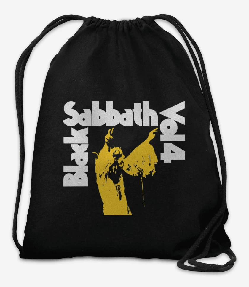 Mochila Negro de Black Sabbath Vol 4