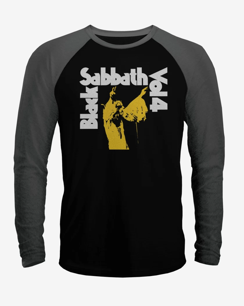 Polera Raglan Black Sabbath Vol 4