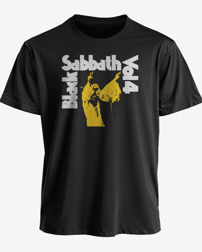Polera premium Negro de Black Sabbath Vol 4