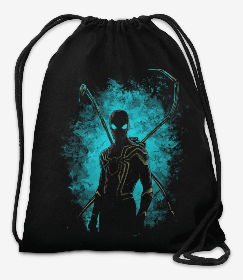 Mochila Negro de araña de hierro