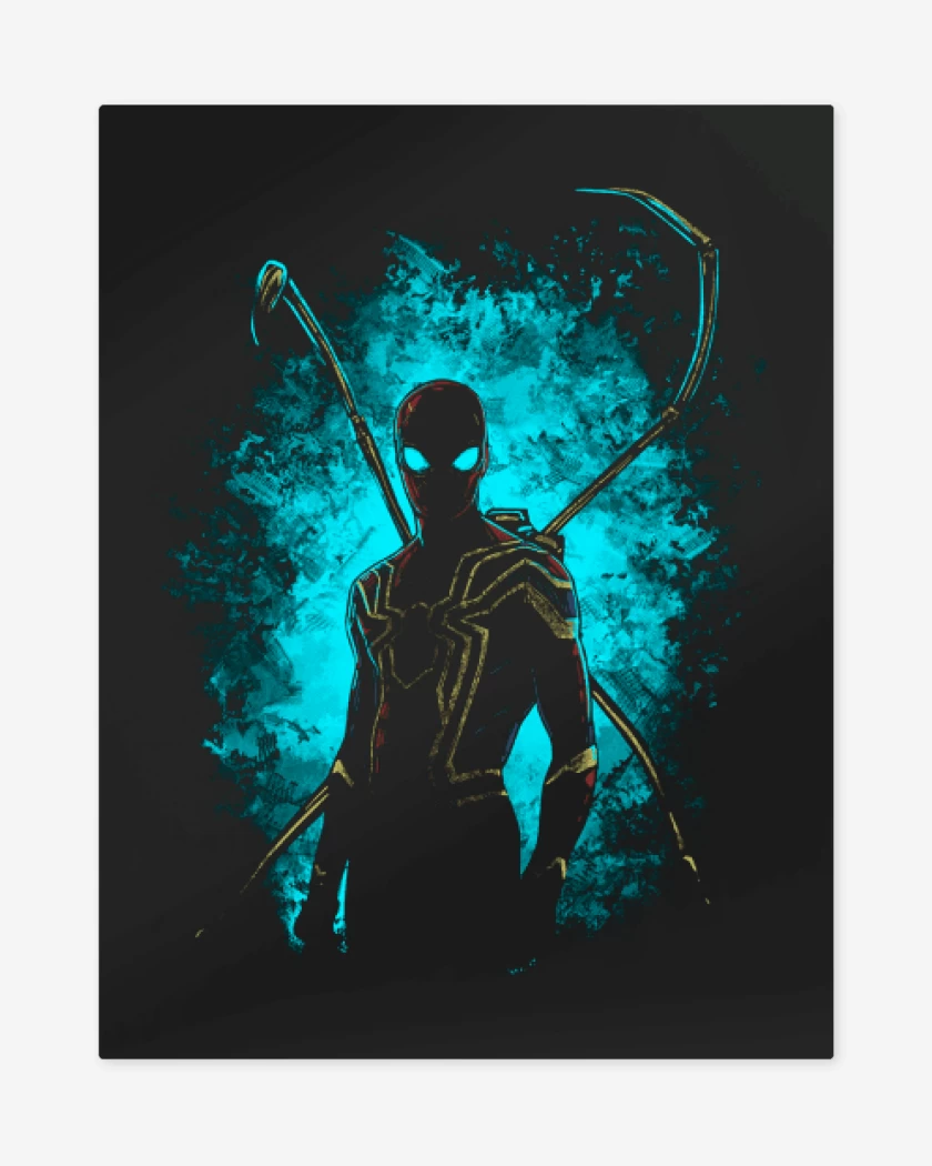 Print metalico araña de hierro
