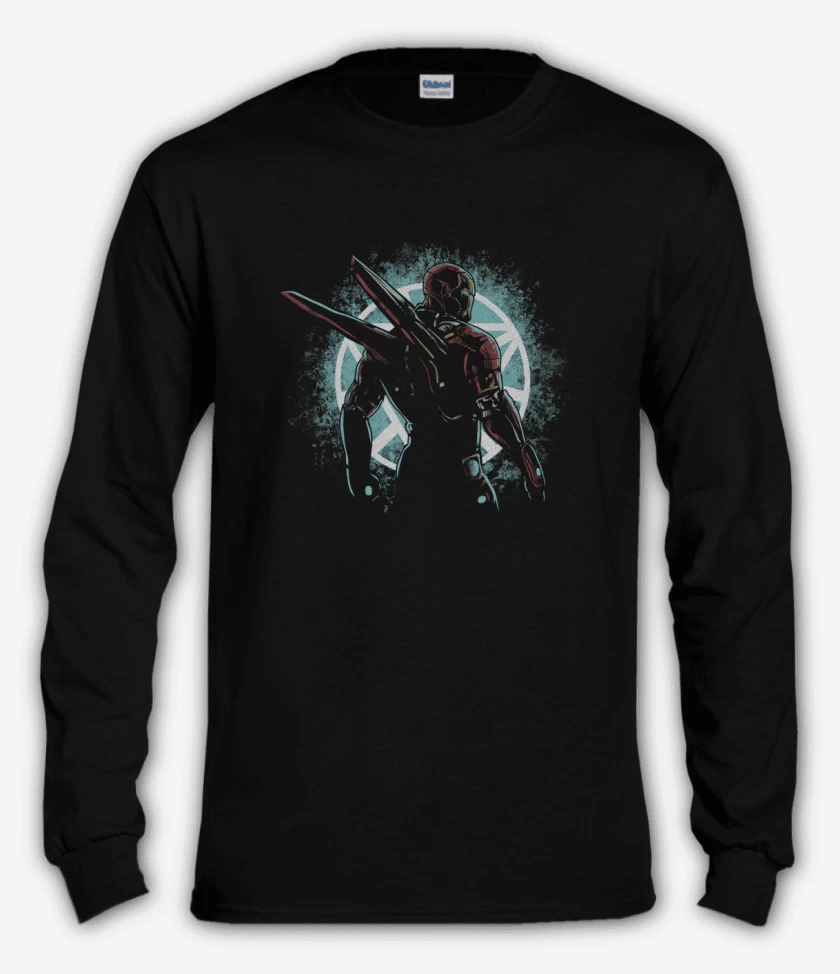 Polera manga larga Hombre de hierro guerra infinita