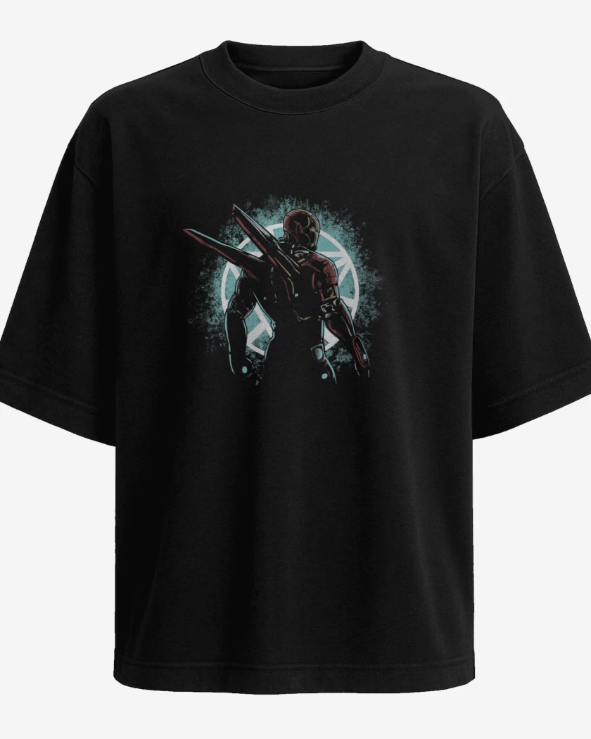 Polera Oversize Hombre de hierro guerra infinita