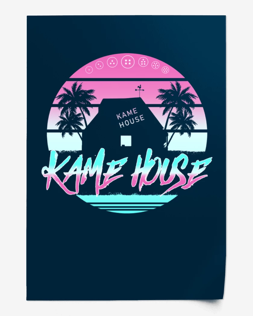 Print Azul Marino de Kame House 