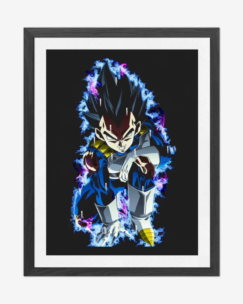Cuadro decorativo Negro de Vegeta dragon ball super