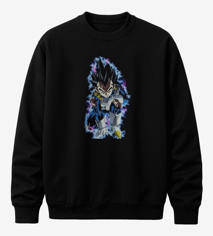 Poleron polo Negro de Vegeta dragon ball super