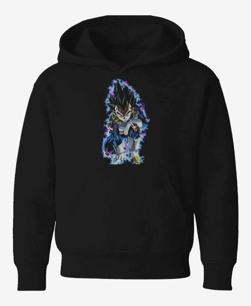 Poleron de niño Negro de Vegeta dragon ball super