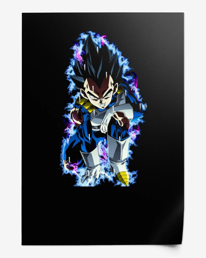 Print Negro de Vegeta dragon ball super