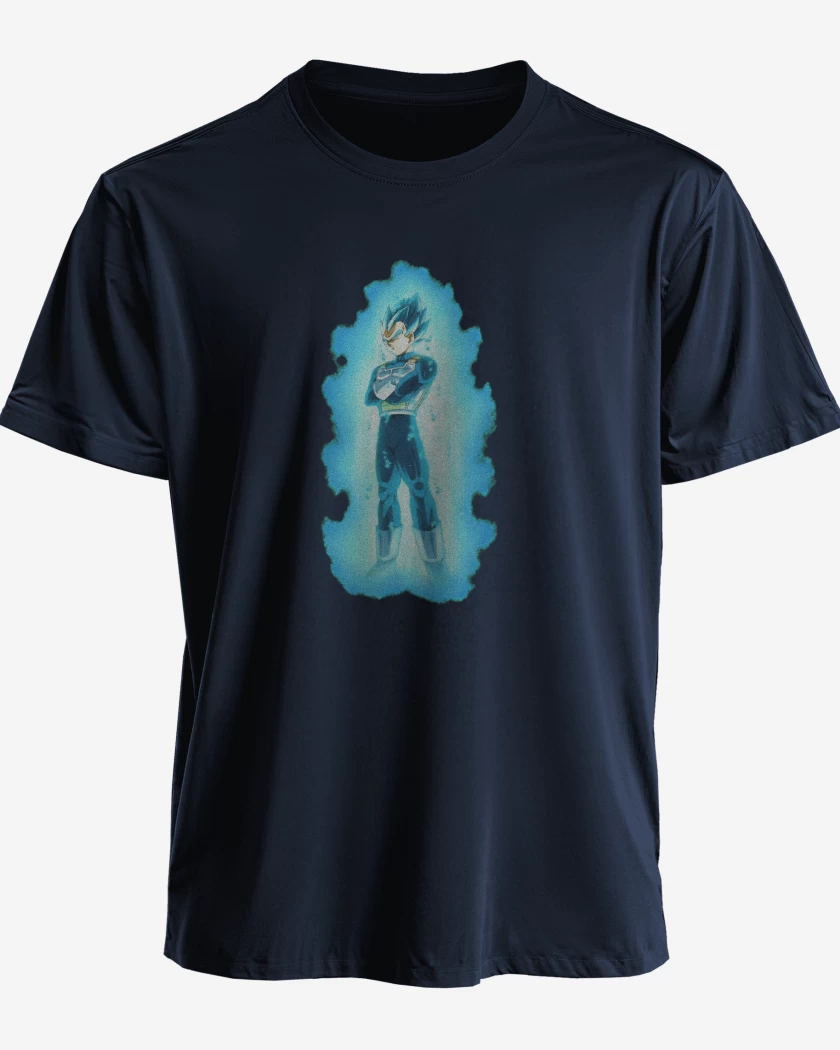 Polera Vegeta dios kii blue