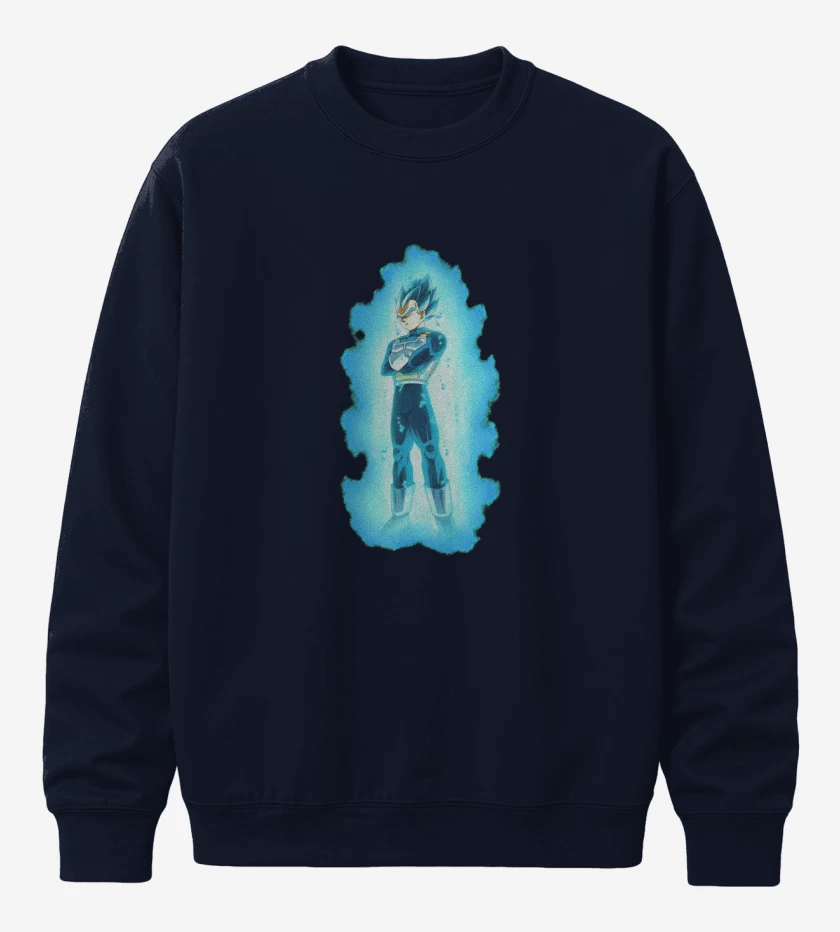 Poleron polo Azul Marino de Vegeta dios kii blue