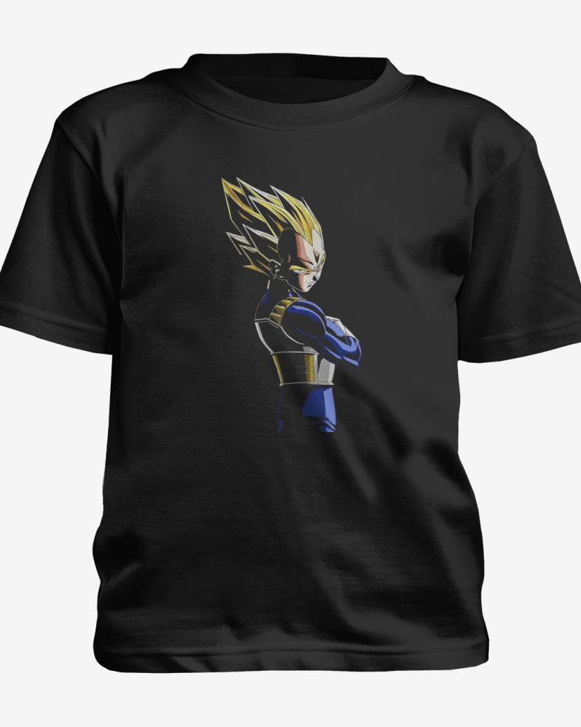 Polera de niño Blanco de Vegeta N°2