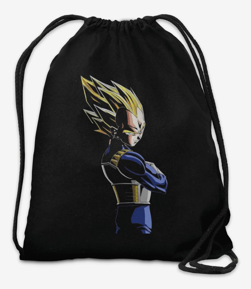 Mochila Negro de Vegeta N°2