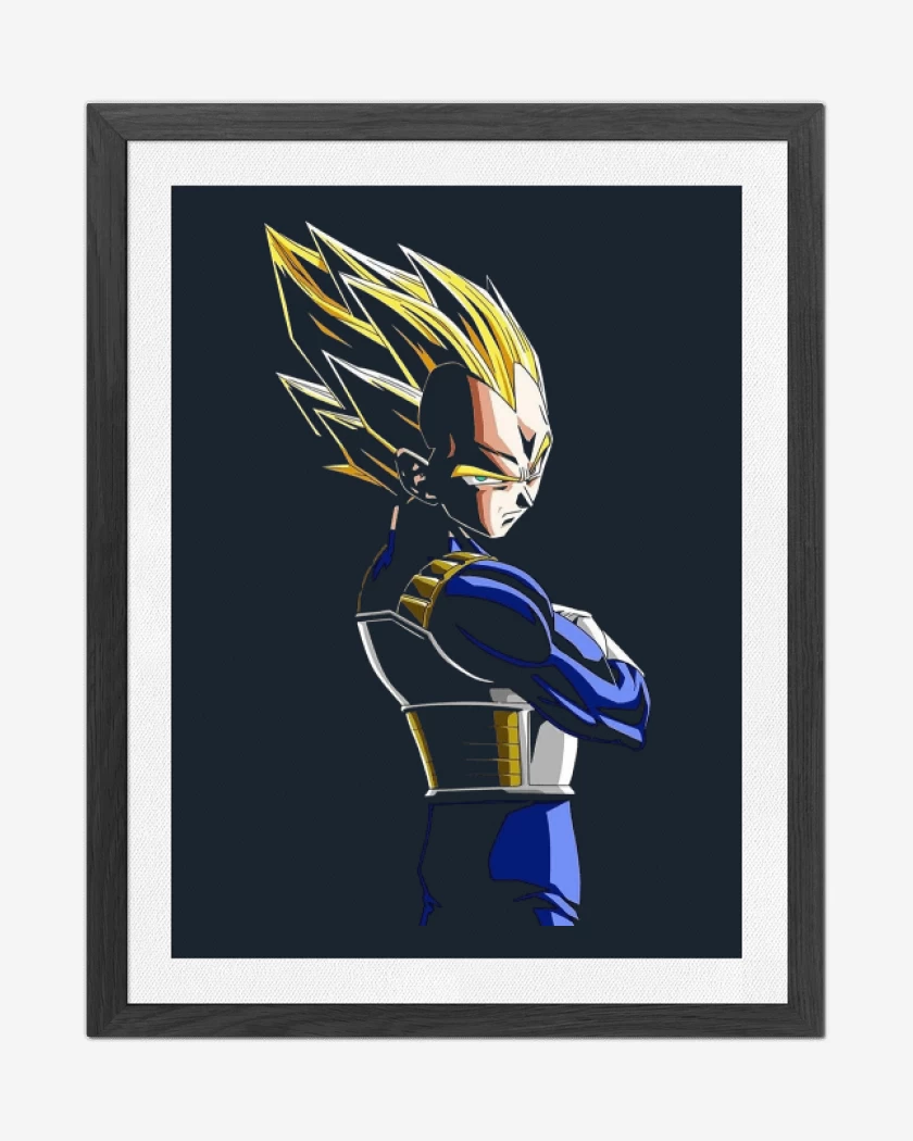 Cuadro decorativo Azul Marino de Vegeta N°2