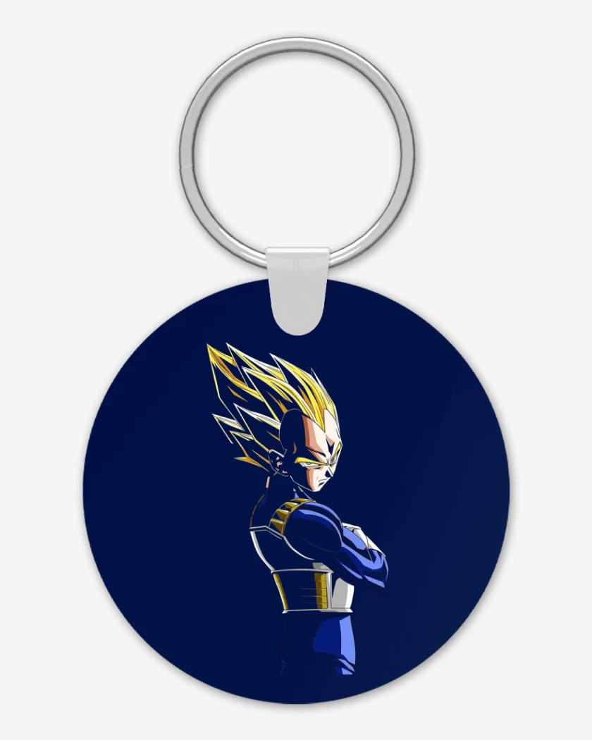 Llavero Azul Marino de Vegeta N°2