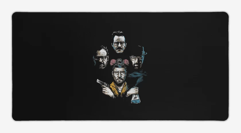 Mouse pad Gamer Negro de walter rhapsody