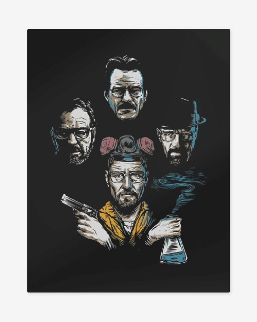 Print metalico Negro de walter rhapsody