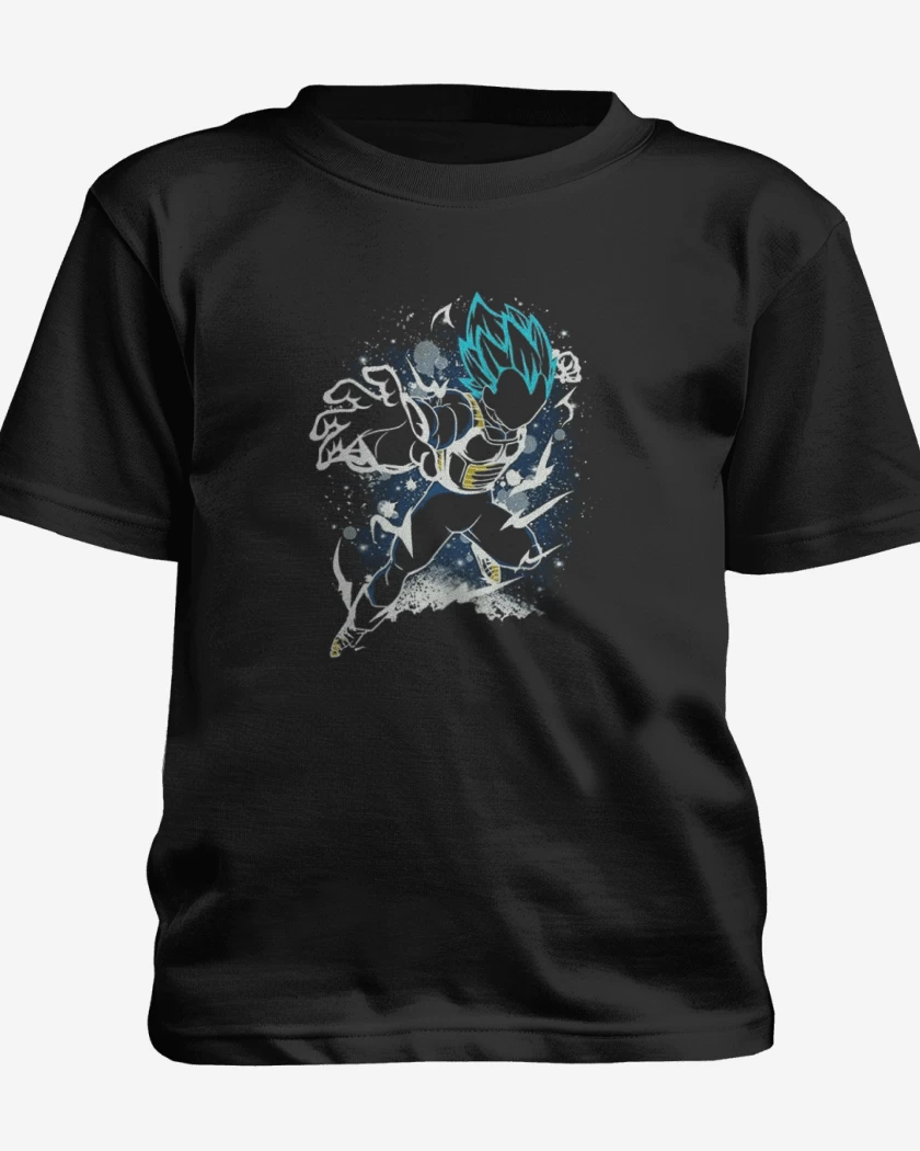 Polera de niño Blanco de Vegeta blue 