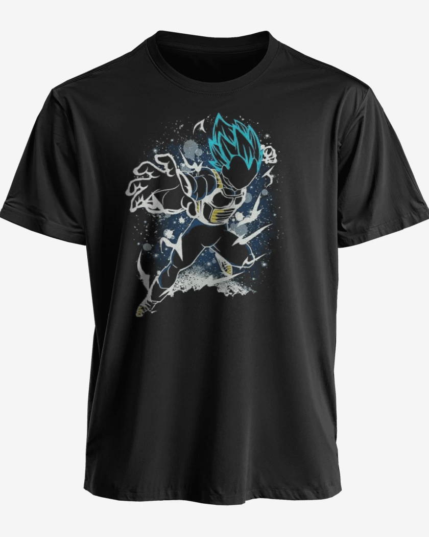 Polera premium Negro de Vegeta blue 