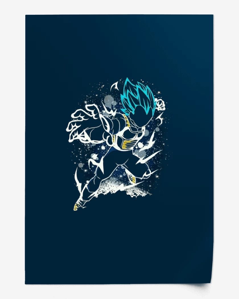Print Vegeta blue 