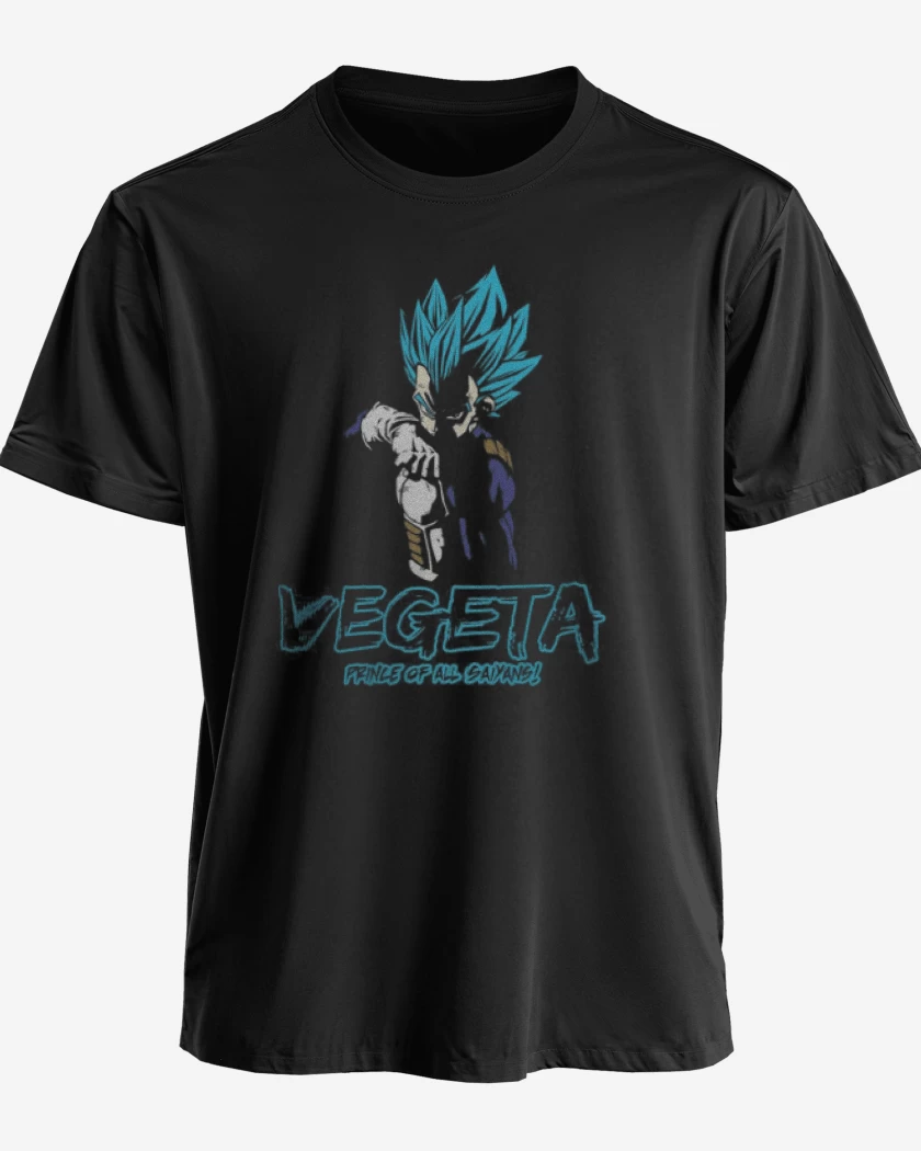 Polera Vegeta blue principe de todos los sayans