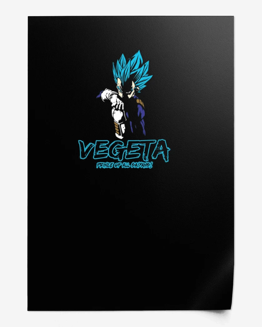 Print Vegeta blue principe de todos los sayans