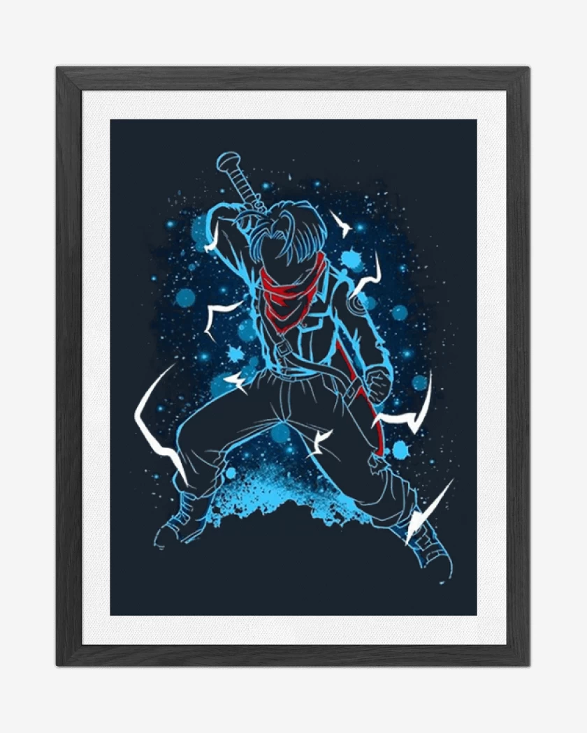 Cuadro decorativo Azul Marino de Trunks futuro