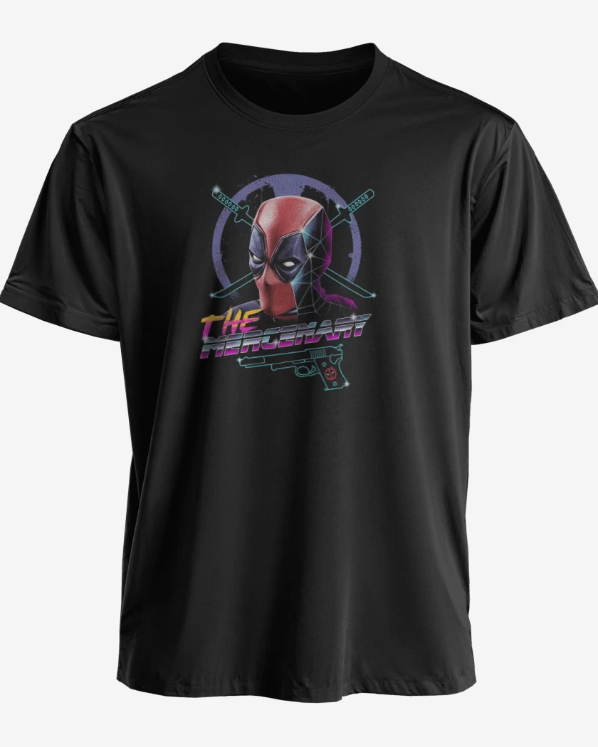 Polera premium Negro de piscina de la muerte mercenario 