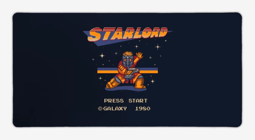 Mouse pad Gamer Azul Marino de señor estrella press star