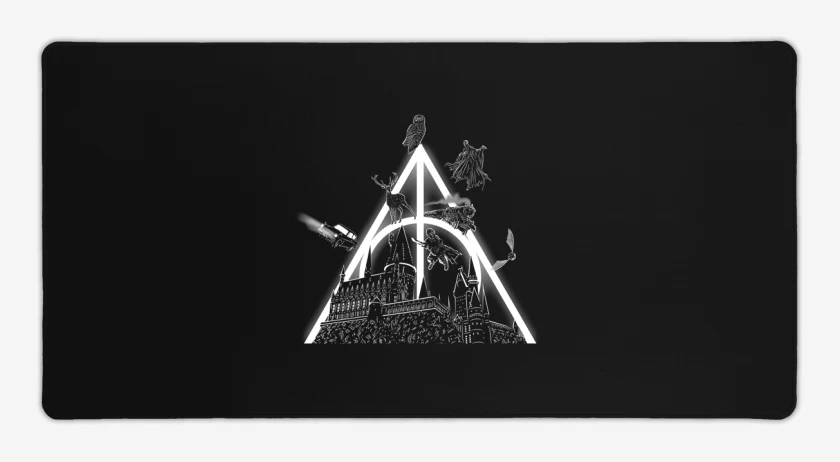 Mouse pad Gamer Harry Potter castillo hogwarts