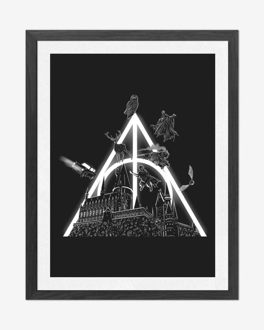 Cuadro decorativo Harry Potter castillo hogwarts