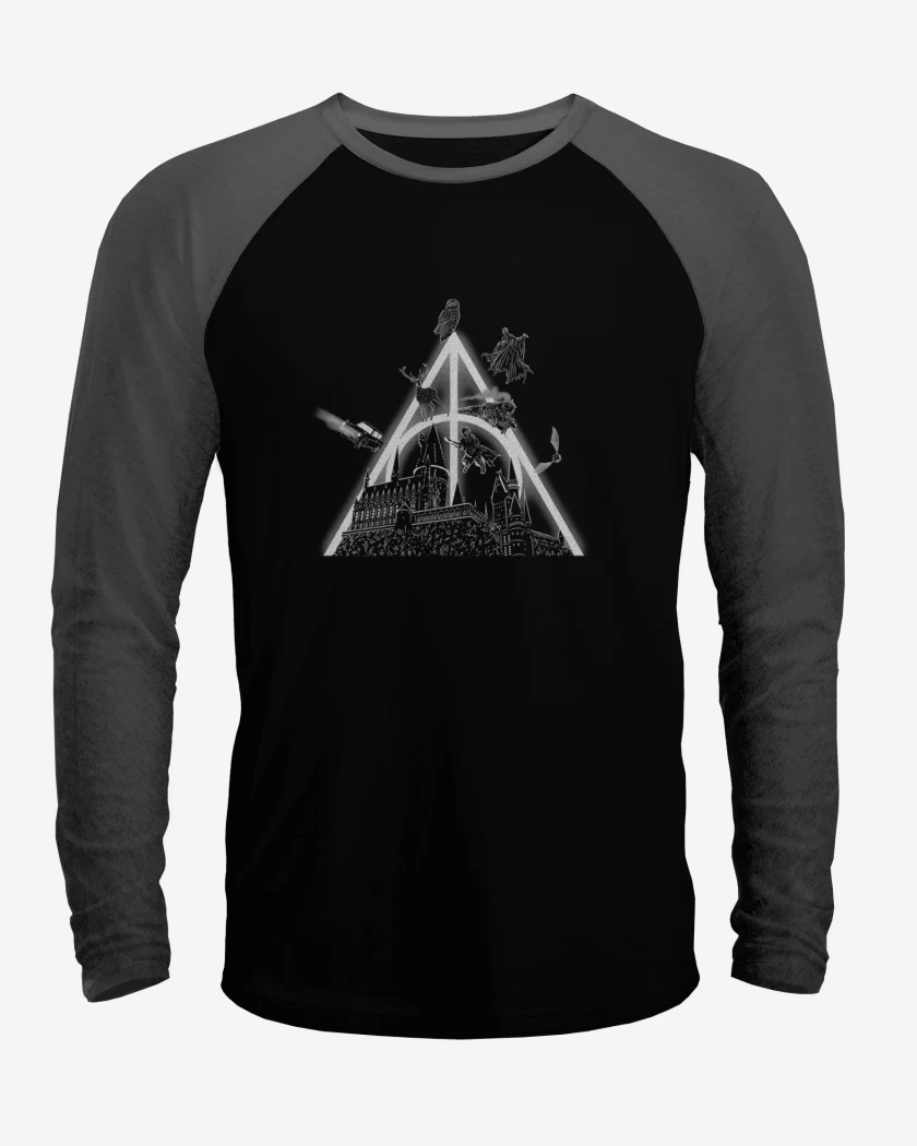 Polera Raglan Harry Potter castillo hogwarts