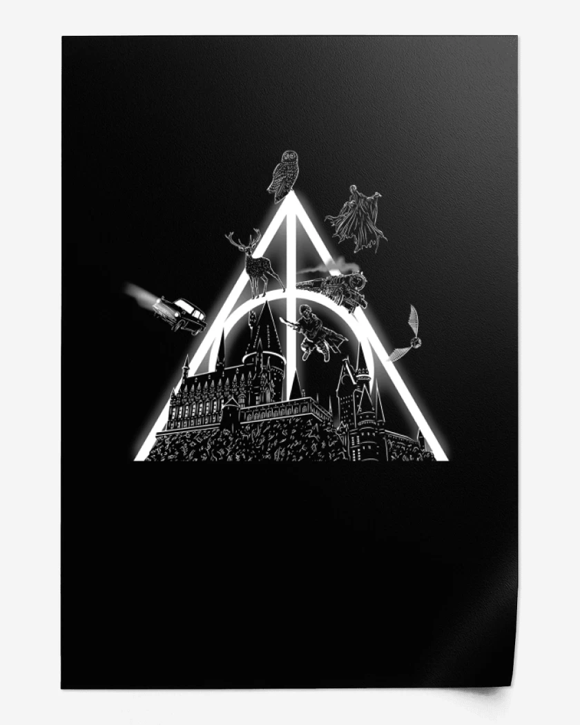 Print Harry Potter castillo hogwarts