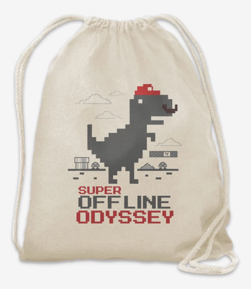 Mochila Blanco de Jurassic Bross