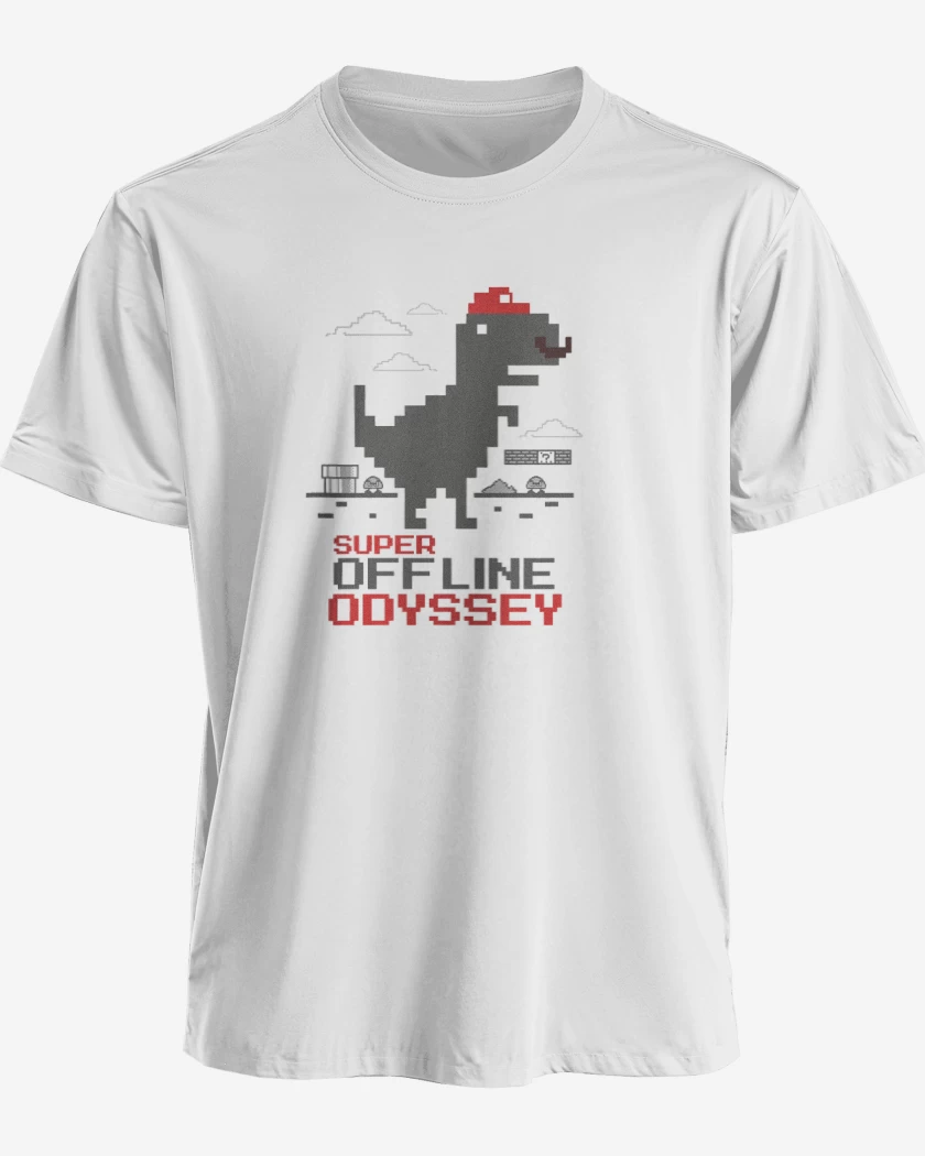 Polera premium Blanco de Jurassic Bross