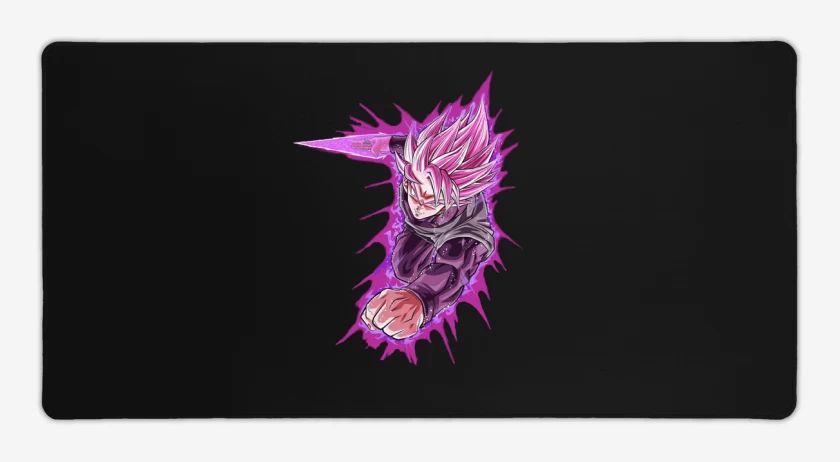 Mouse pad Gamer Negro de Black Goku