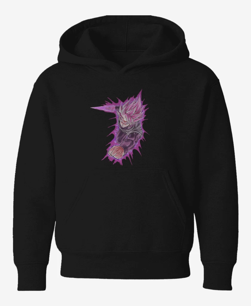 Poleron de niño Negro de Black Goku